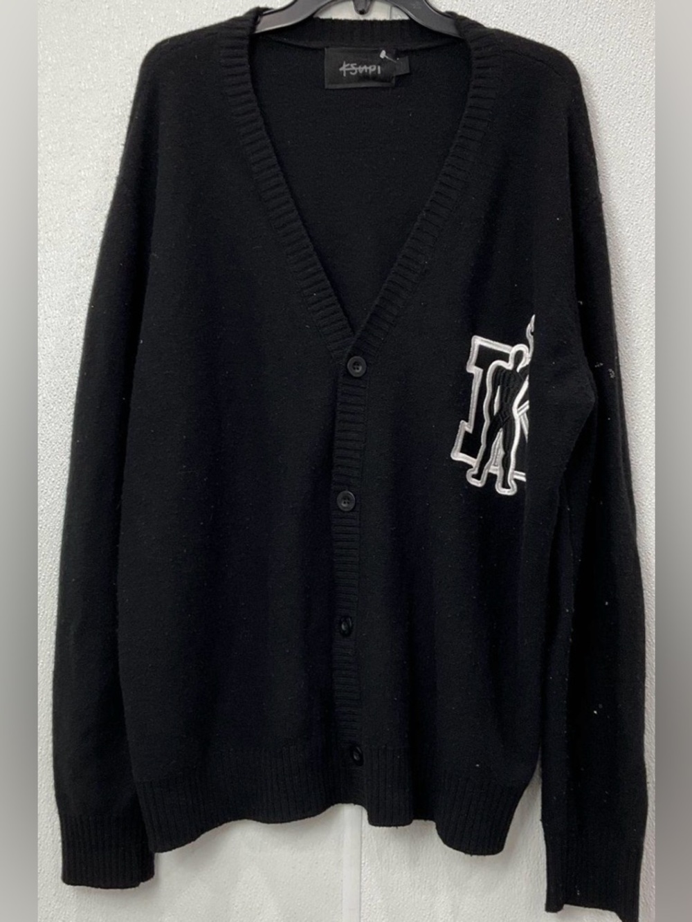 Ksubi K Man Rare Cardigan 80% Merino Wool In Size L